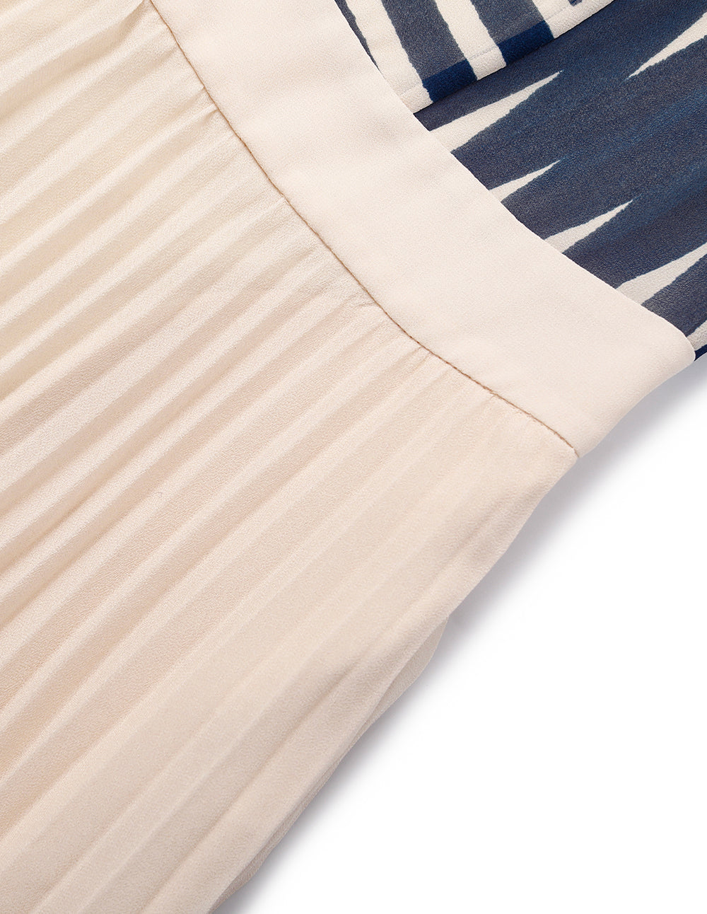 MARYLING Striped Long Sleeve Pleated Midi Shirt Dress