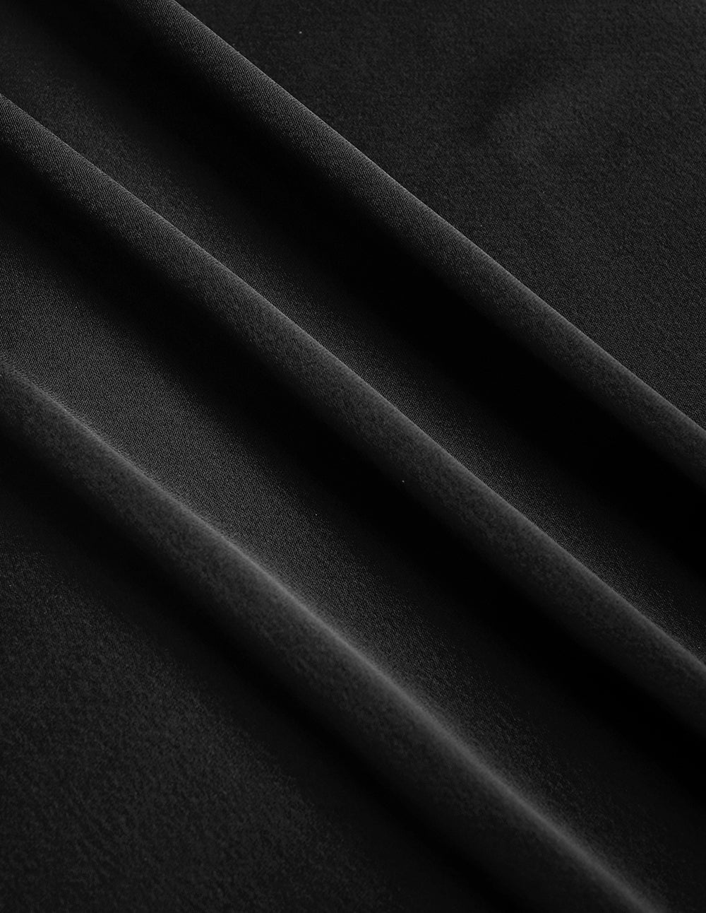 MARYLING Peaked Lapel Long Sleeve Wrap Midi Dress